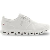 ON Running Cloud 6, Damen Sneakers in Weiß, atmungsaktives Mesh, CloudTec®-Dämpfung, EU 36.5 US 5.5