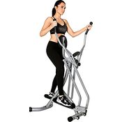 Christopeit Sport Walker Silber – klappbarer Ellipsentrainer – Crosstrainer bis 100kg Gewicht - Stepper mit LCD-Display