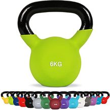 Bild für MSPORTS Kettlebell Neopren 2 – 30 kg inkl. Übungsposter (6 Kg
