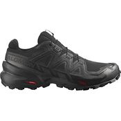 Salomon Schuhe Speedcross 6 GTX, Trailrunningschuhe mit GORE-TEX, stark profilierter Gummi-Außensohle, schwarz