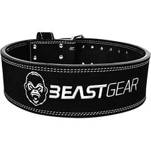 Bild für Beast Gear PowerBelt – Premium Powerlifting Gürtel mit Doppelter Dornschließe