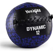 Bild für Yes4All YU7D Medizinball Wall Ball 5.4 kg Gewichtsball Weicher aus Leder für Ganzkörpertraining und Kraftübungen