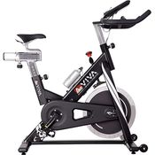 AsVIVA Indoor Cycle Speedbike S14 Bluetooth | inkl. SPD Klickpedale & Brustgurt (Pulsgurt) | 23kg Schwungmasse | App kompatibel | stufenlose Widerstandseinstellung