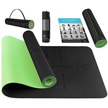 Bild für KESSER® Gymnastikmatte mit Tragegurt rutschfest TPE Yogamatte Gepolstert & rutschfest Fitnessmatte