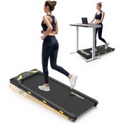 Freepi 4 in 1 Laufband für Zuhause mit Neigung, 1-6km/h, 2.5PS Motor, Fernbedienung, tragbar, Heim-Fitnessgerät, blau - Preisvergleich