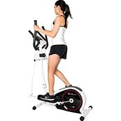 Christopeit Sport Crosstrainer CT 3 Silber – Ellipsentrainer - 8-stufiger Widerstand, Pulsmessung, 7kg Magnetbremssystem - Preisvergleich