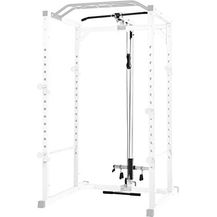 Bild für Bad Company Power Cage inkl. Klimmzugstange I Langhantel Ablage-Rack mit oder ohne Latzug-Option und Zubehör I Hantel-Käfig und Kraftstation I LAT-Option für BCA-08 (einzeln)