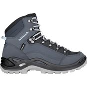 Lowa Renegade Mid GTX, wasserdichter Wanderschuh aus Nubukleder mit Vibram-Sohle, smokeblau