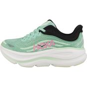 Hoka Bondi 9 Laufschuhe Damen, Trainingsschuhe mit OrthoLite®-Technologie, Türkis, Schuhgröße EUR 38.5 | UK 5.5