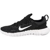 Nike Free RN 5.0 Next Nature Damen Laufschuhe, schwarz, sockenähnliche Passform, leicht, 36,5