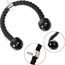 Bild für CCLIFE Trizepsseil Tau Nylon 70/85/100cm Bizeps Trizeps Seil Seilzug Fitness Kabelzuggriff Doppelgriff für Workout am Seilzug Kabelzug Kraftturm