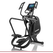 HAMMER Finnlo Ellipsentrainer Fly RX – 21 Programme, Kinomap kompatibel, 12 kg Schwungmasse, Frei schwingende Trittflächen, 10" TFT-Touchscreen, Schwarz