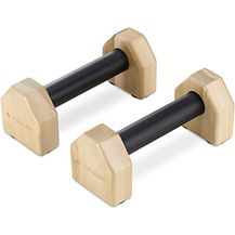 Bild für Navaris Holz-Parallettes mit Antirutsch-Griffen