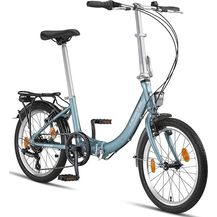 Bild für Licorne Bike Fold Premium Klapprad Aluminium 6 Gang Shimano Kettenschaltung Quick-Fold-System Klappfahrrad (V-Bremse, Blau)