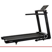 HAMMER Laufband Q. VADIS 10.0, 90% vormontiertes Laufband, senkrechte Klappfunktion, 15,6 Zoll Farb-TFT Touch Screen, App-Steuerung, Kinomap, Zwift, 30 Programme, 7,5 PS, 22 km/h