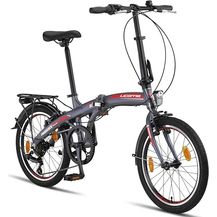 Bild für Licorne Bike Phoenix 20 Zoll Aluminium Faltrad Klapprad V-Bremse Faltfahrrad Herren Damen