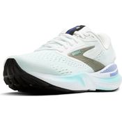 Brooks Adrenaline GTS 24 Laufschuhe Damen, stabilisierende Laufschuhe für Überpronation, atmungsaktives Mesh-Obermaterial, dämpfende DNA LOFT v3-Mittelsohle, Gummi-Außensohle, grau