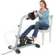 Aktivshop Arm- und Beintrainer aktiv 2in1 mit Motor Schwarz/Grau, Ergometer mit motorunterstütztem Training und höhenverstellbaren Handgriffen