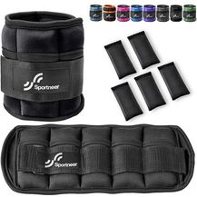 Bild für Sportneer Neopren, Gewichtsmanschetten, Verstellbares Fußgelenkgewichte Set, Fuß-/Handgelenkgewicht Manschetten, 1 Pfund bis 7 Pfund (454 g bis 3,18 kg)