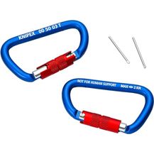Bild für Knipex Materialkarabiner 2 Stück 82 mm 00 50 03 T BK