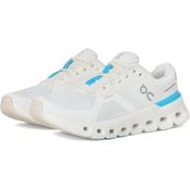 On Cloudrunner 2, Laufschuhe mit Gummisohle, gepolstertem Kragen und herausnehmbarer Innensohle, Weiß/Horizon, Größe 38.0