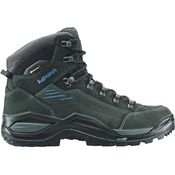 Lowa Renegade EVO GTX MID, Wanderschuhe für Herren aus grau Nubukleder und Textil, Gr. 41