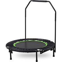 Bild für Tunturi Erwachsene klappbares Fitness Trampolin Ø 104cm mit Stange und Randabdeckung/Jumping Fitness Trampolin/Rebounder