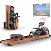 JOROTO Rudergerät MR280PRO aus Eiche, mit Bluetooth Display & Kinomap-Mitgliedschaft, faltbar, 150kg belastbar
