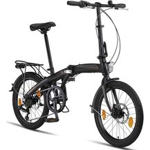 Bild für Licorne Bike Phoenix 20 Zoll Aluminium Faltrad Klapprad Scheibenbremse Discbremse Faltfahrrad Herren Damen 7 Gang Kettenschaltung Folding City Bike Alu-Rahmen StVZO