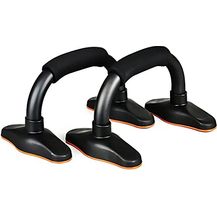 Bild für Liegestützgriffe, Push Up Stand Bar, Griffe Liegestütze, Fitness, Gymnastik, Brusttraining, Body Building Zubehör mit Stahl & Schaumstoffgriff für Männer und Frauen,1 Paar (Black)