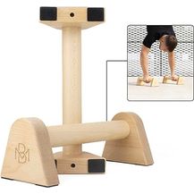 Bild für Müller & Blum Premium Holz Liegestützgriffe/nachhaltige und rutschfeste Calisthenics Parallettes/Yoga