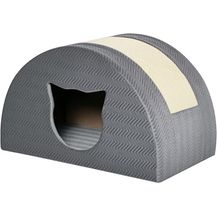 Bild für PawHut Katzenhöhle mit Kratzbrett