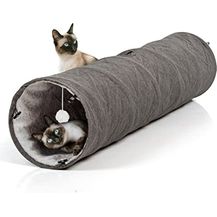 Bild für CanadianCat Company XXL Spieltunnel für Katzen mit Kuschelfell