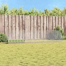 Bild für vidaXL Hasenkäfig Silber 215 x 100 x 85 cm