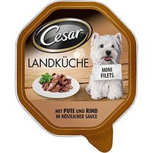 Bild für Cesar Landküche Hundefutter Pute und Rind in köstlicher Sauce