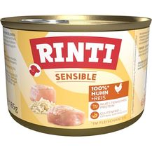 Bild für Rinti Hundefutter Sensible Huhn & Reis, Alleinfuttermittel für empfindliche Hunde, 12er Pack (12 x 185 g)