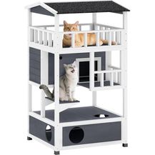 Bild für PawHut Katzenhaus aus Holz