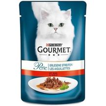 Bild für PURINA GOURMET Perle Erlesene Streifen Katzenfutter nass mit Rind, 24er Pack (24 x 85g)
