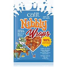 Bild für Catit Nibbly Wraps, Fisch mit Hühnerbrustfilet umwickelt, kalorienarm und getreidefrei, 30g (1er Pack)